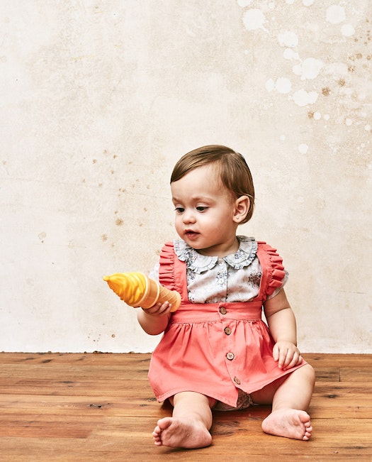 Faldas Monos Petos Y Vestidos Para Bebe Bonnet A Pompon